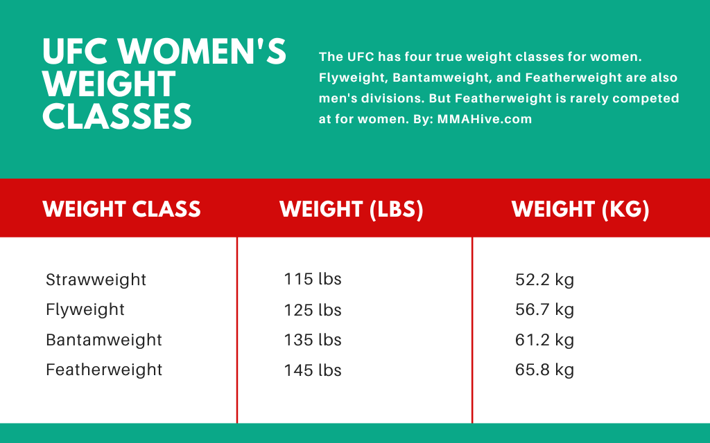 All 9 UFC Weight Classes Explained Men Women Divisions